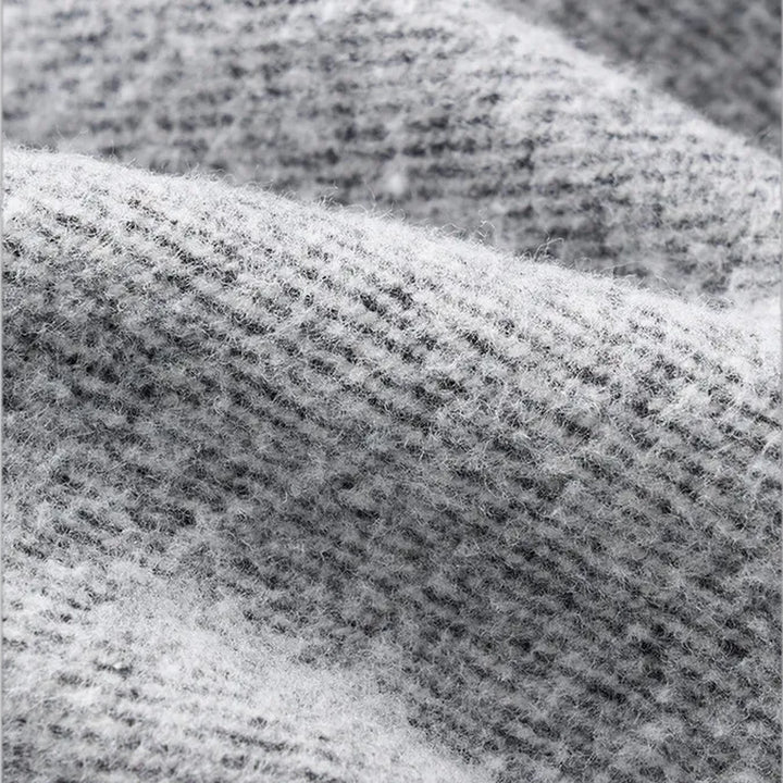 Mid-rise thick warm men's jeans