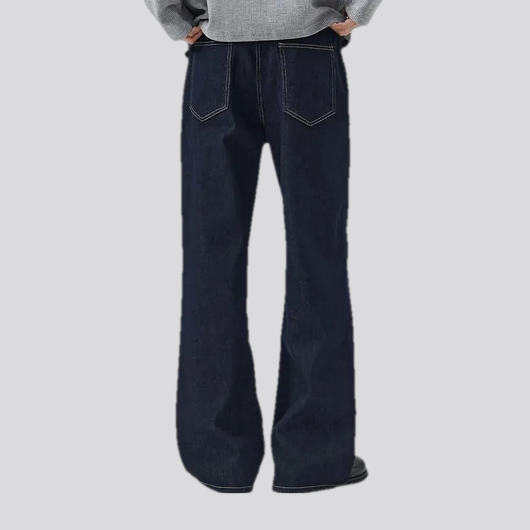 Midweight flare-leg men's jeans