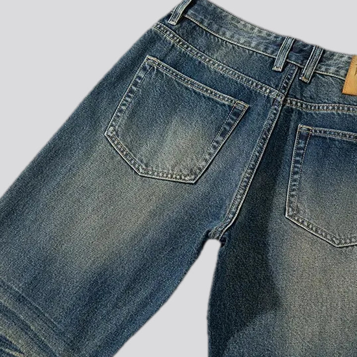 Flare-leg midweight street jeans for men