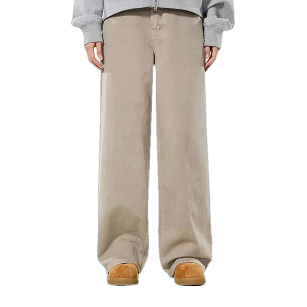 Fashionable Mid Rise Men's Jeans Pants - Sand