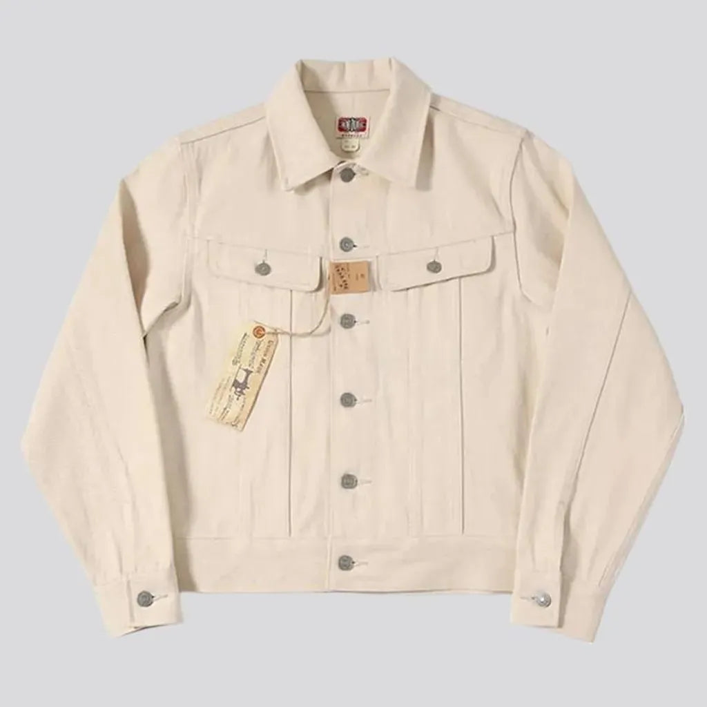 Oversized selvedge jeans jacket