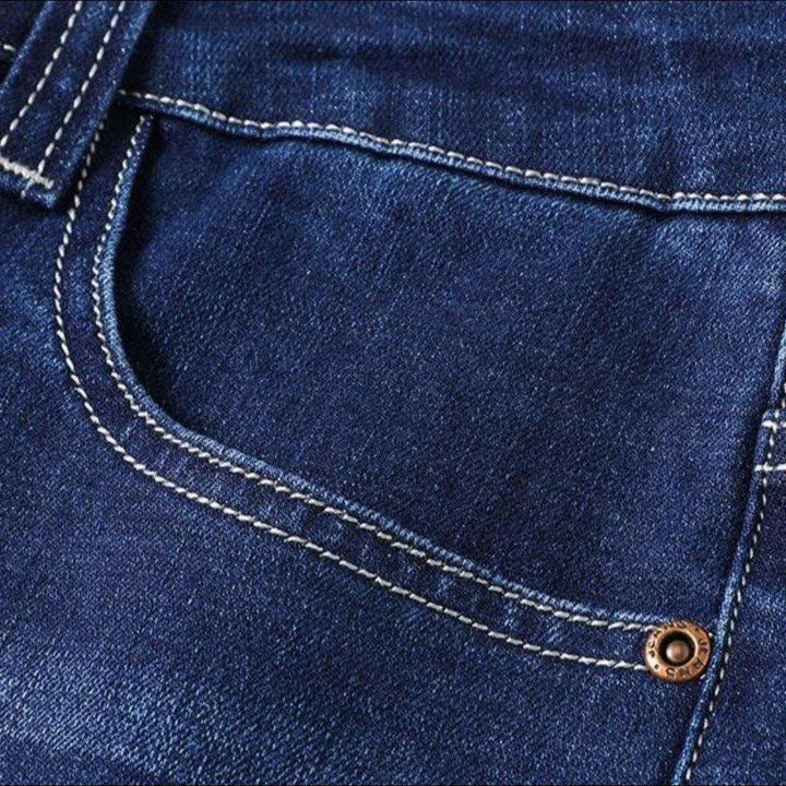 Business casual stretchy men's jeans