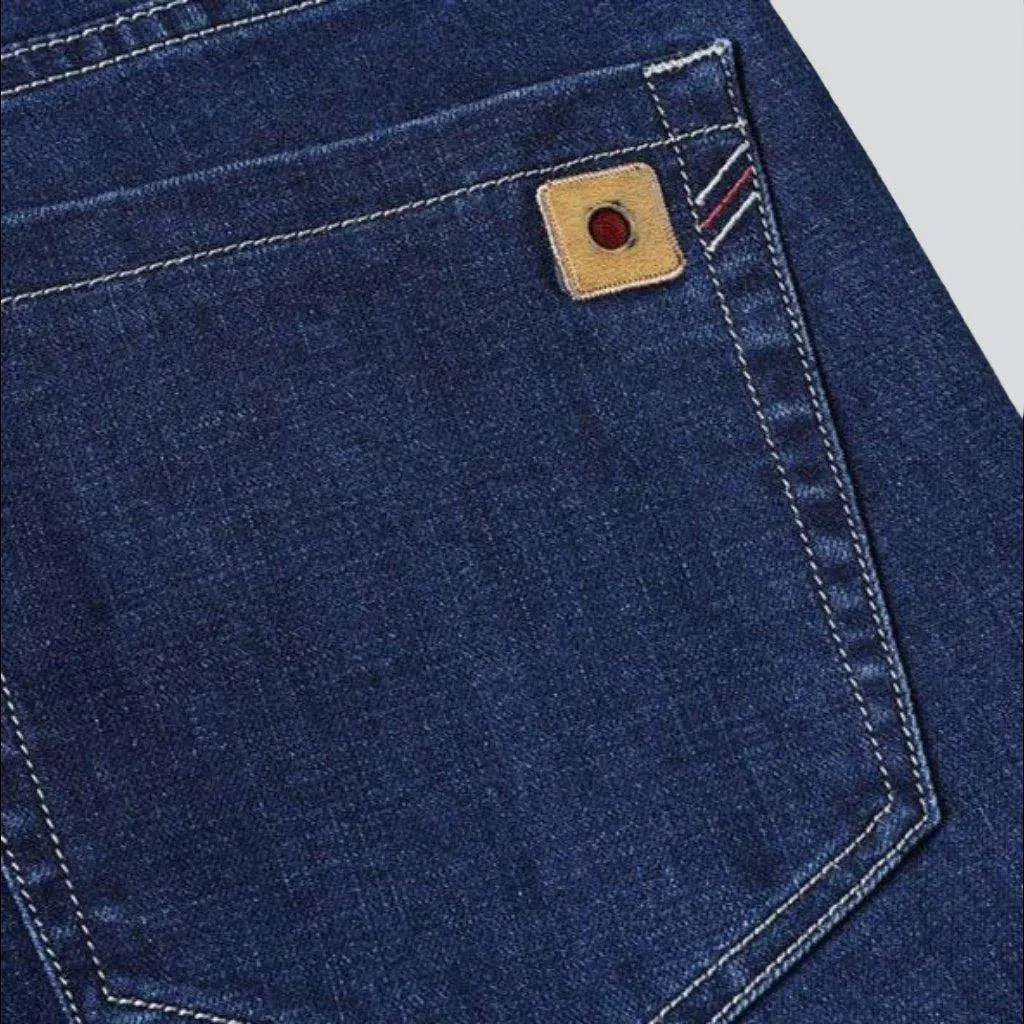 Business casual stretchy men's jeans